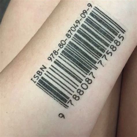 tatuaje de codigo de barras|Tatuajes de Códigos de Barras. Todo lo que debes。